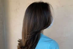 Deluxe Blowout, Midlength Haircut, Blow Dried Style, Smooth Shiny Hair, Albuquerque Abq