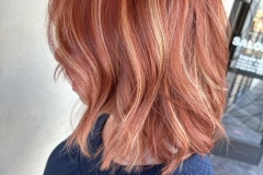 Full-Copper-Color-Partial-Highlights-Medium-Length-Hair-Albuquerque-Abq