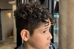 Boys Partial Highlights Curly Hair Styles Albuquerque Abq