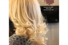 blonde hair color brazilian blowout long layers haircut abq-2